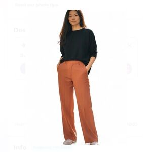 Zara Women’s Salmon High Waist Trousers . Size L. SKU 051